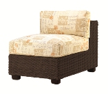 Model WCS511011 All Weather Wicker Armless Sectional