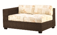 Model WCS511031L All Weather Wicker Love Seat Sectional (Left Arm Facing)