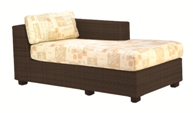 Model WCS511041R All Weather Wicker Chaise Sectional (Right Arm Facing)