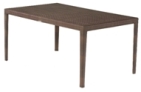 Model WCS601702 All Weather Wicker Rectangular Dining Table