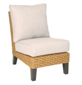 Model WCS520001 All Weather Wicker Armless Sectional