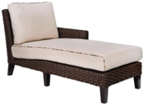 Model WCS520041R All Weather Wicker Chaise Sectional Right Arm Facing