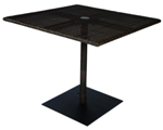 Model WCS593736 All Weather Wicker Bistro Umbrella Table