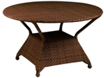 Model WCS594802 All Weather Wicker Round Umbrella Table w/Hole